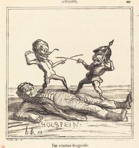 Une situation désagréable - Honoré Daumier