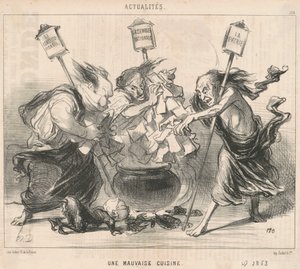 Une mauvaise cuisine - Honoré Daumier