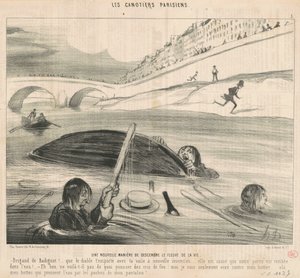 Une nouvelle manière de descendre le fleuve de la vie - Honoré Daumier