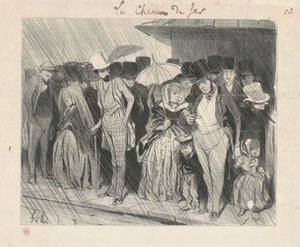 Une station infiniment trop prolongée - Honoré Daumier