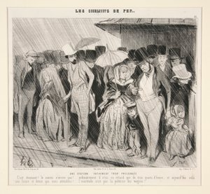 Une station infiniment trop prolongée: C - Honoré Daumier