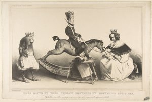 Très hautains et très puissants enfants légitimistes - Honoré Daumier