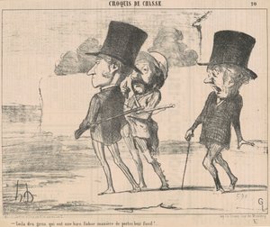 Voilà des gens ont une ... fichue manière ... - Honoré Daumier