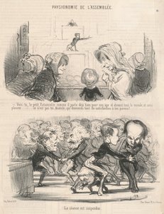 Vois-tu, le petit estancelin comme il parle... - Honoré Daumier
