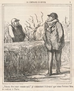 Voisin, êtes-vous comme moi? - Honoré Daumier