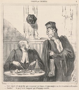 Votre client est un gredin... - Honoré Daumier
