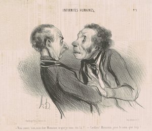 Vous sentez bien, mon cher monsieur... - Honoré Daumier