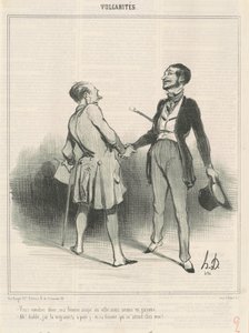 Vous viendrez dîner, ma femme soupe en ville ... - Honoré Daumier