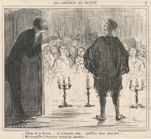 Voyons Mr. le Baron... - Honoré Daumier