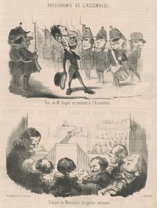 Vue de M. Dupin se rendant à l