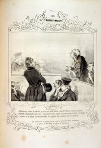 Illustrations sur les idées et légendes Philipon sous le titre Les Cent et Robert Macaire