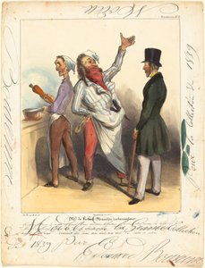 M. de Robert Macaire Restaurateur - Honoré Daumier and Edouard Bouvenne