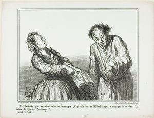 "- Ah, Théophile, que de choses affreuses je lis sur vous. D