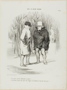 "- Il fait froid, Monsieur Galimard, il fait froid !.... - Permettez-moi de vous dire qu