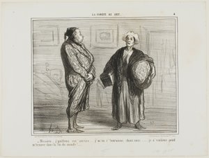 "- Monsieur, je quitte votre service, je rentre chez moi... Je ne veux pas être ici à la fin du monde", planche 4 de La Comète De 1857