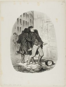 "- Dis-moi, mon ami, tous les gens qui marchent dans ce quartier se retournent... se pourrait-il que ce soit le quartier du politicien ", planche 66 de Tout Ce Qu