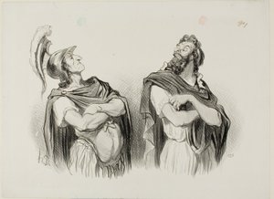 Achille et Agamemnon. Achille : "- Et qu