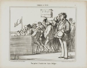 Entrée des bains publics de Deligny, planche 3 de Croquis D