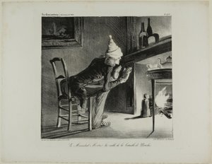 Général Mortier, la veille de la bataille de Waterloo, planche 456 - Honoré Victorin Daumier