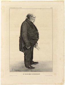 Mr. Benjamin Dudessert, plate 287 from Célébrités de la Caricature - Honoré Victorin Daumier