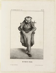 Mr. Vieux-Niais, plate 278 from Célébrités de la Caricature - Honoré Victorin Daumier