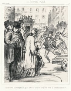 Le nouveau Paris. Heureusement pour les plus pressés que les avenues ont été élargies ! !!, planche 301 de Souvenirs d