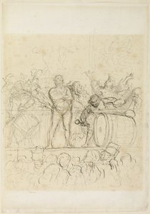 The Side Show (La Parade) - Honoré Victorin Daumier
