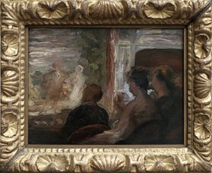 Une loge de théâtre - Honoré Daumier
