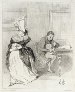 Adieu, mon cher, je vais chez mes éditeurs! ... - Honoré Daumier