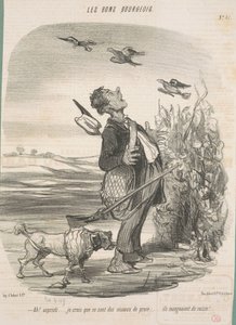 Ah! ... Je crois que ce sont des oiseaux de proie ... - Honoré Daumier