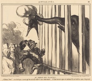 Au Jardin des Plantes - Honoré Daumier