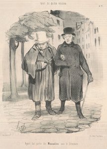 Ayant fait partie des muscadins sous le directoire - Honoré Daumier