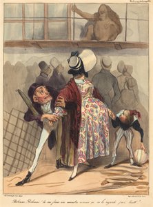 Bobonne... ne le regarde pas tant ! - Honoré Daumier