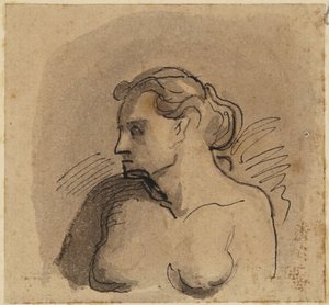 Buste de femme - Honoré Daumier