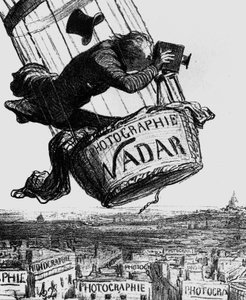 Caricature de Gaspard-Félix Tournachon, alias Nadar (1820-1910) 1862 - Honoré Daumier
