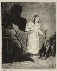 Dis donc, Bichette ... à quoi songes-tu donc ... - Honoré Daumier