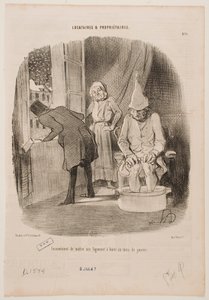 Inconvénient à mettre son logement en location en janvier - Honoré Daumier