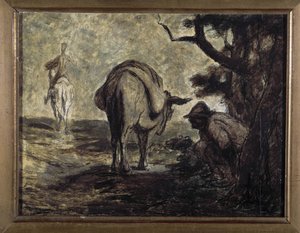Don Quichotte et Sancho Panza - Honoré Daumier