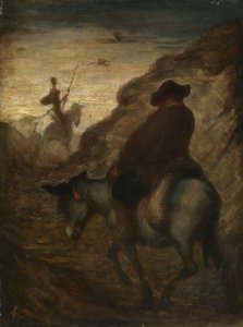 Don Quichotte et Sancho Panza, vers 1864-65 - Honoré Daumier
