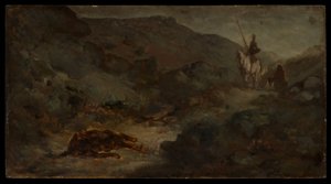 Don Quichotte et le mulet mort - Honoré Daumier