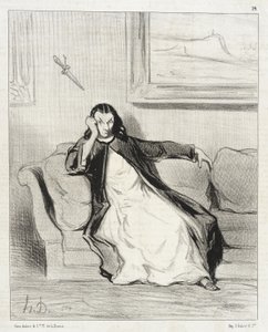 Enfer et damnation!... Sifflée... Sifflée!!... Siiiiflée! - Honoré Daumier