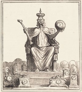 Honoré Daumier, "Successeur de Charlemagne" - Honoré Daumier