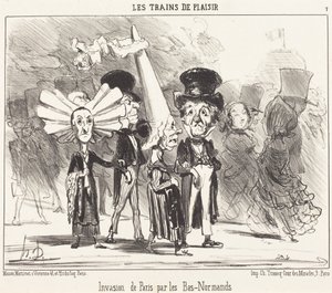 Invasion de Paris par les Bas-Normands - Honoré Daumier