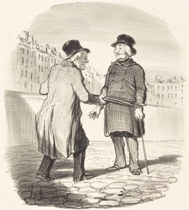 Je vous arrête, mauvais sujet... - Honoré Daumier