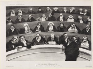 Le ventre législatif - Honoré Daumier