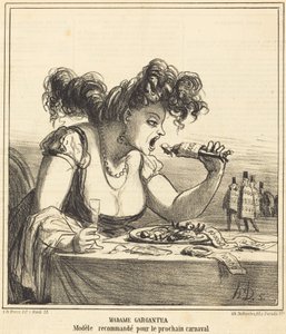 Madame Gargantua - Honoré Daumier