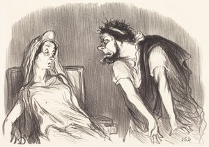 Œdipe - Honoré Daumier