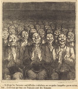 On dit que les Parisiens... - Honoré Daumier