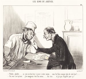 Plaidez... ça sera un bon tour à jouer... - Honoré Daumier