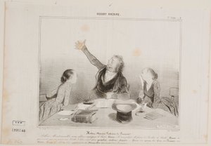 Robert Macaire, professeur de français - Honoré Daumier